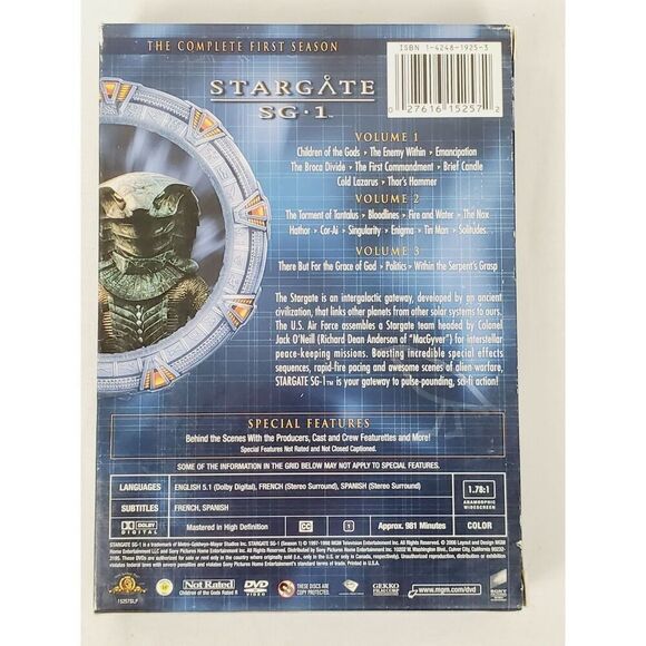 STARGATE Season 1 DVD, TV Series - Picture 4 of 5